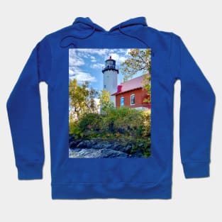 “Autumn at Eagle Harbor Lighthouse” Hoodie